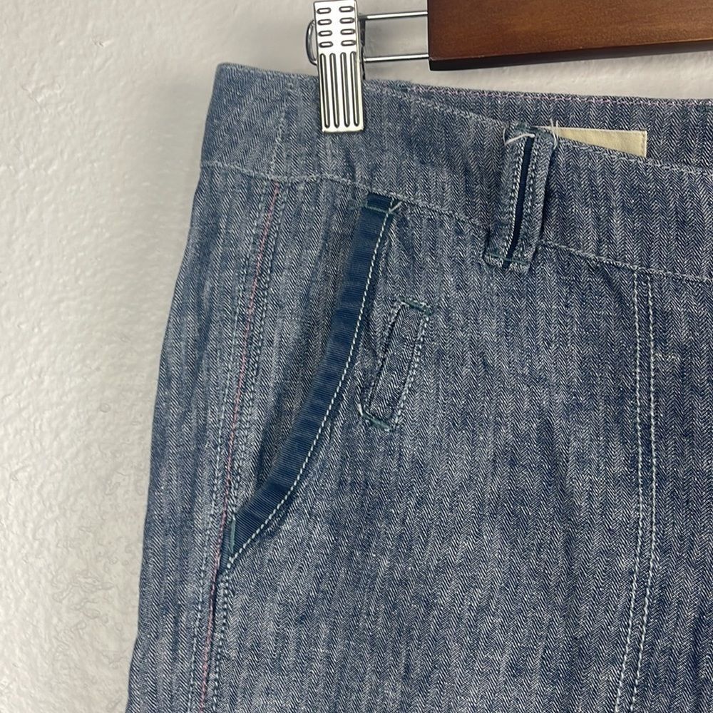 Anthropologie Pilcro and The Letterpress Linen Blend Wide Leg Pants 4 - Picture 3 of 11